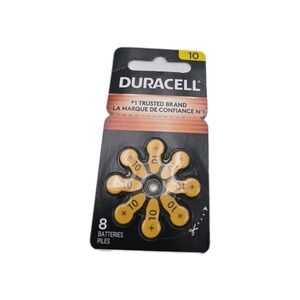 Duracell Zinc Air 10 1.5V Hearing Aid Battery 8pk New